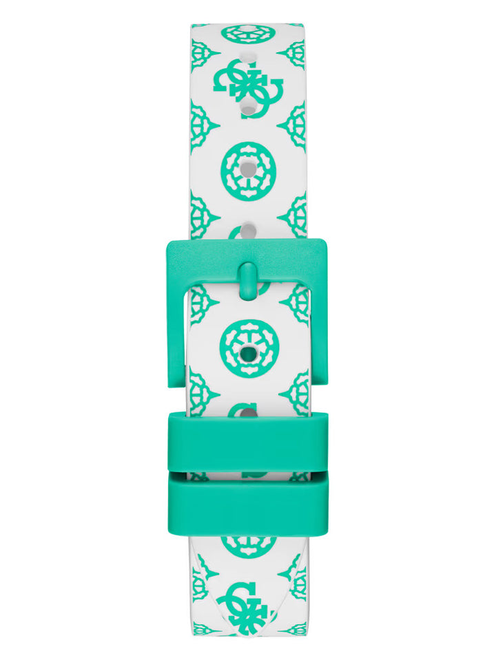 Guess Kids' White and Turquoise Analog Watch