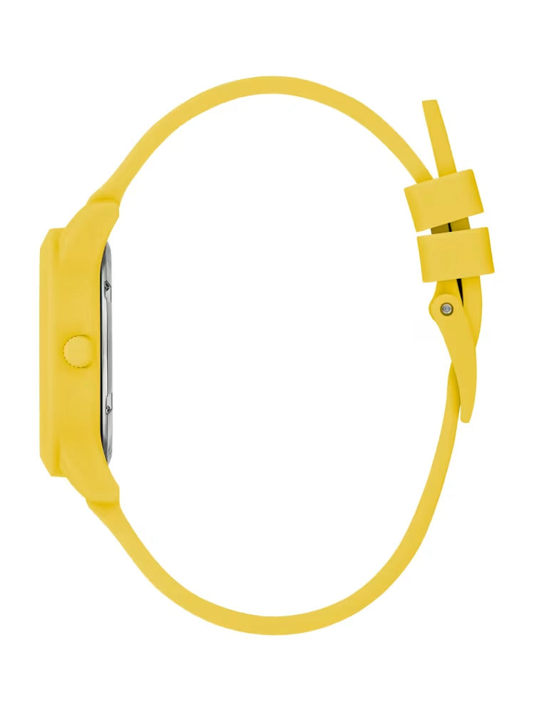 Guess Kids' Yellow Tie-Dye Analog Watch