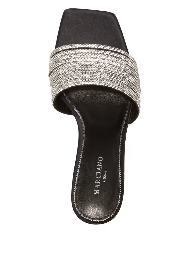 Guess Leah Crystal Heeled Mule