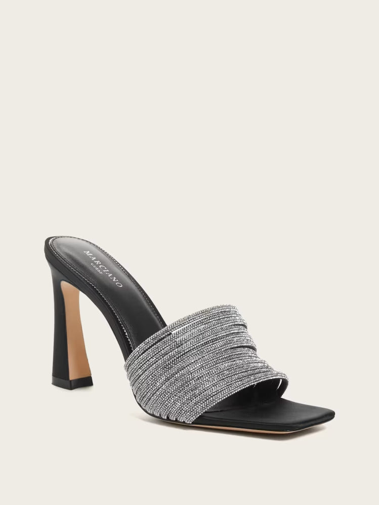 Guess Leah Crystal Heeled Mule