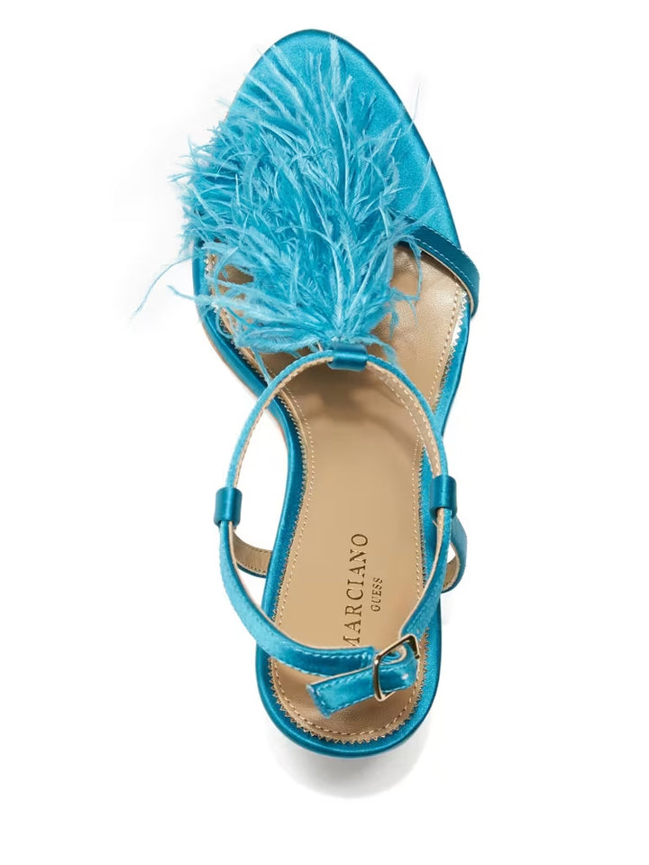 Guess Reyon Feather Satin Heel