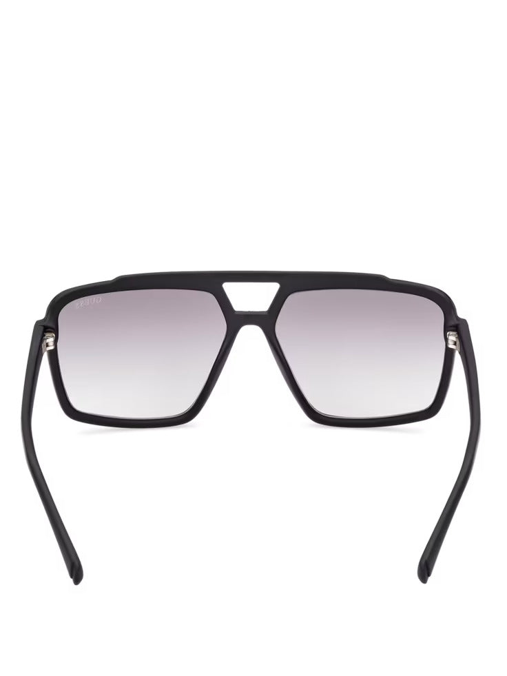 Guess Metal Trim Plastic Navigator Sunglasses
