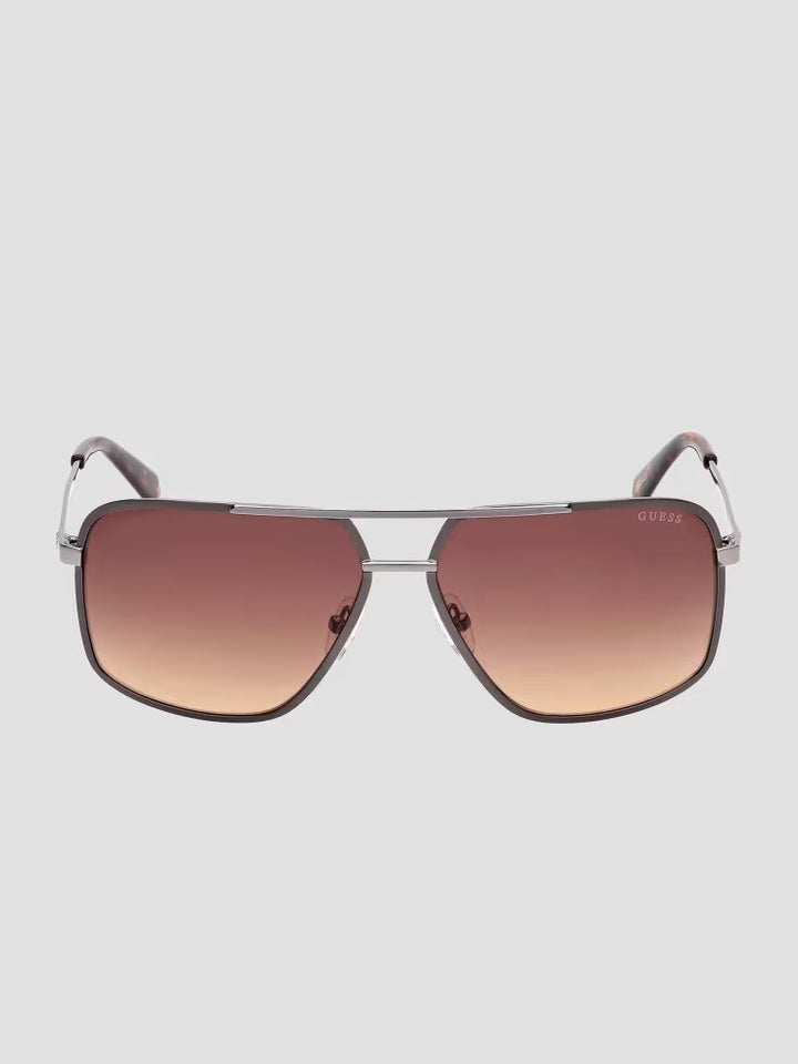 Guess Aviator Metal Sunglasses