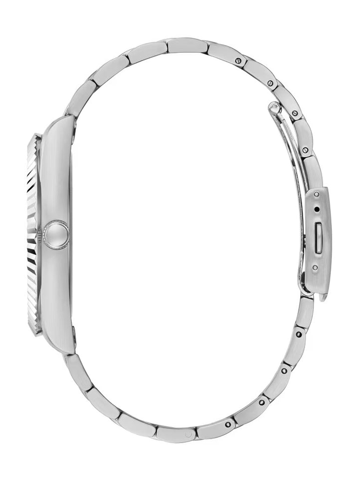 Guess Silver-Tone Analog Watch