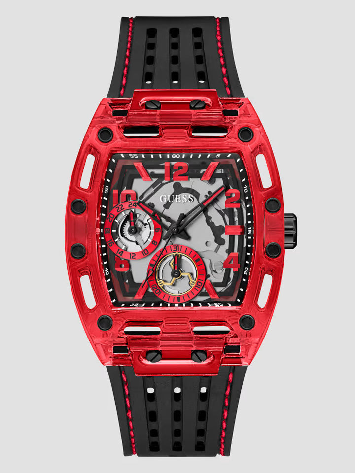 Guess Red Chronograph Watch