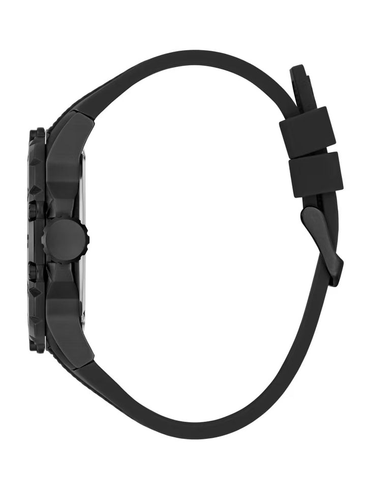 Guess Black and Gold-Tone Multifunction Sport Watch