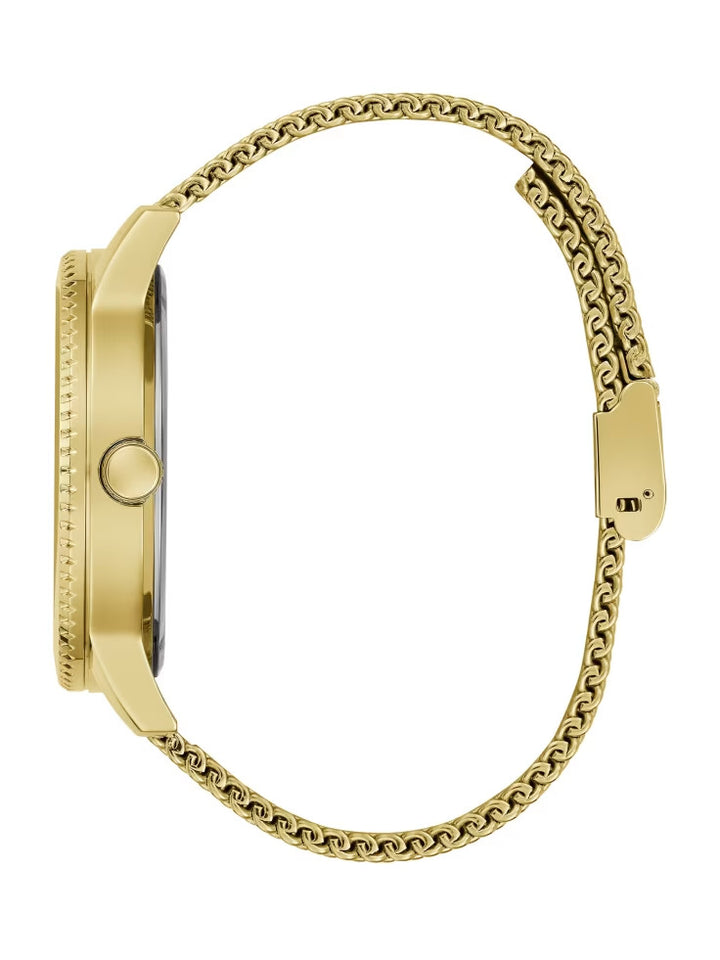 Guess Gold-Tone Analog Watch