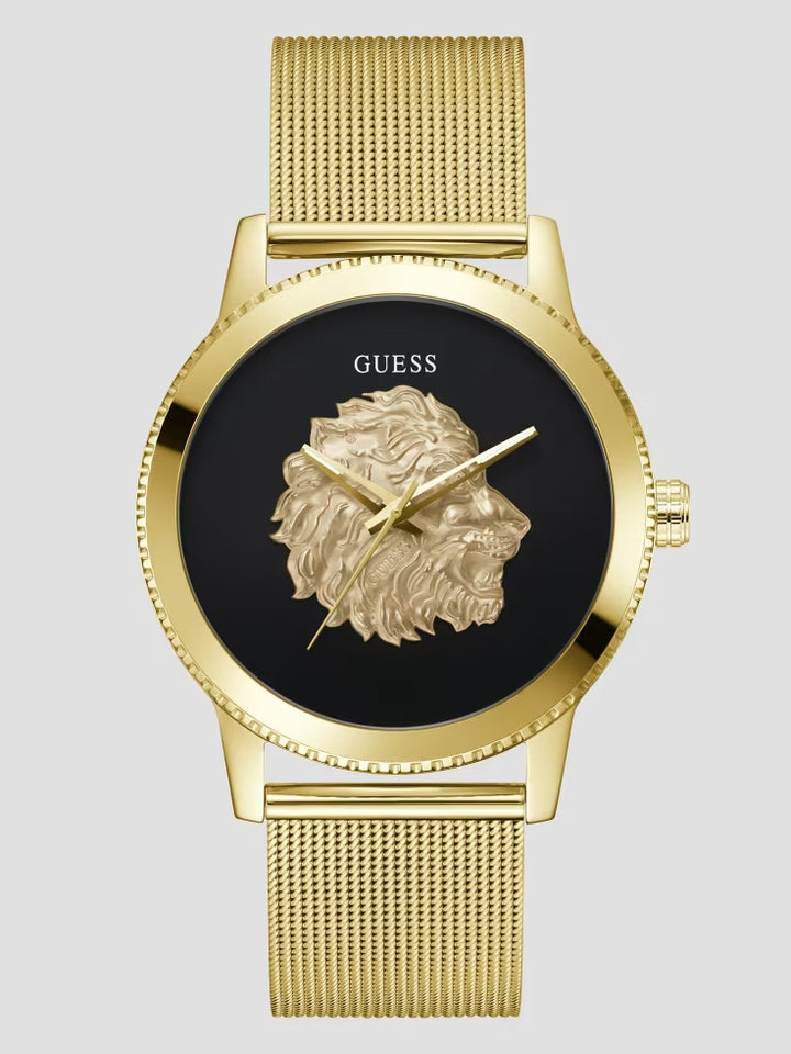 Guess Gold-Tone Analog Watch
