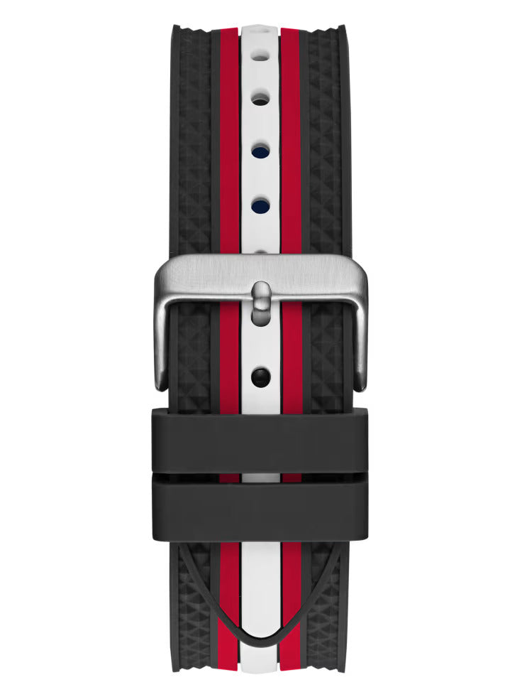 Guess Silver-Tone Chronograph Watch