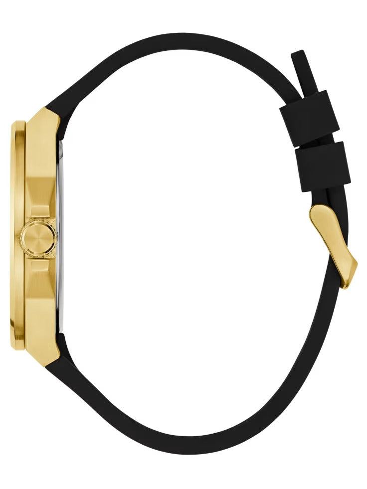 Guess Two-Tone Silicon Analog Watch