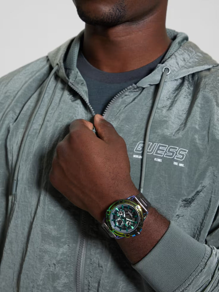 Guess Multicolored Multifunction Silicon Watch