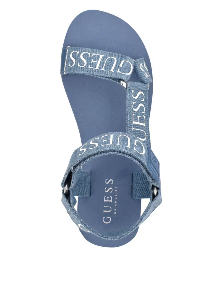 Guess Avin Logo Strap Platform Sandals