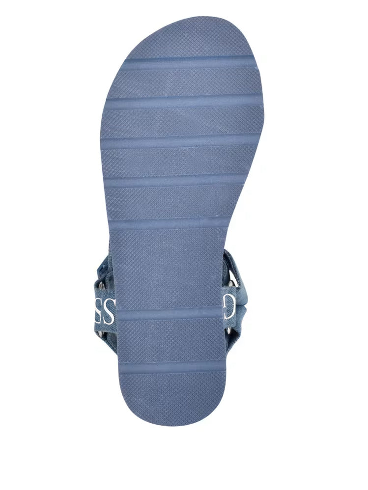 Guess Avin Logo Strap Platform Sandals