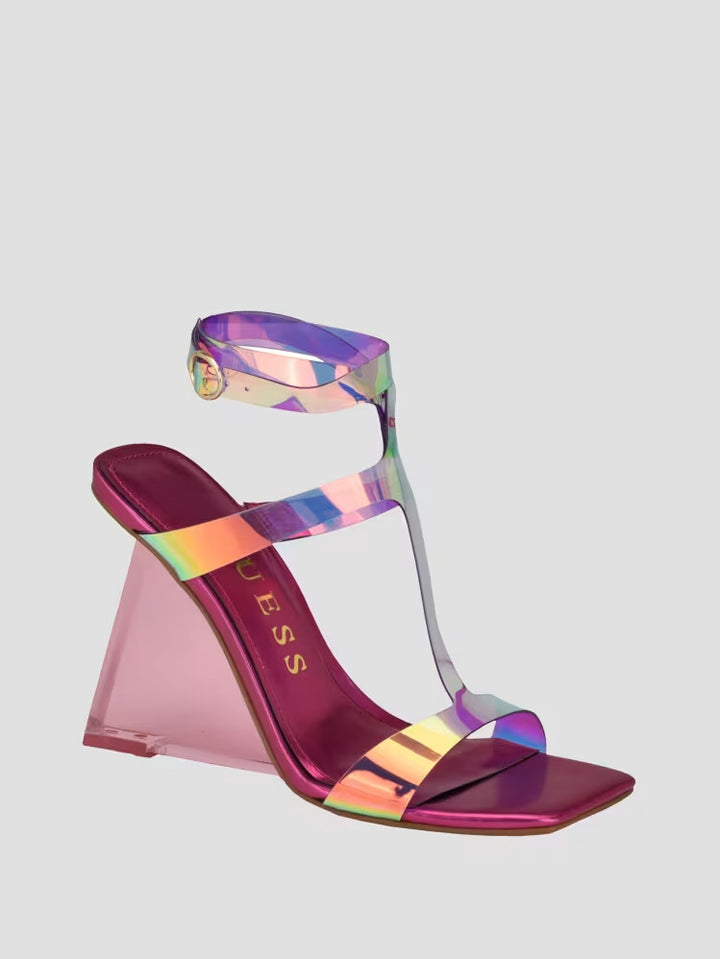 Guess Bacio Embossed Wedges