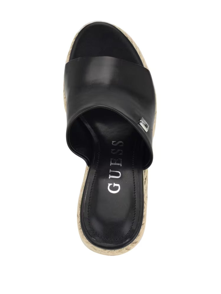 Guess Evba Embossed Espadrille Sandals