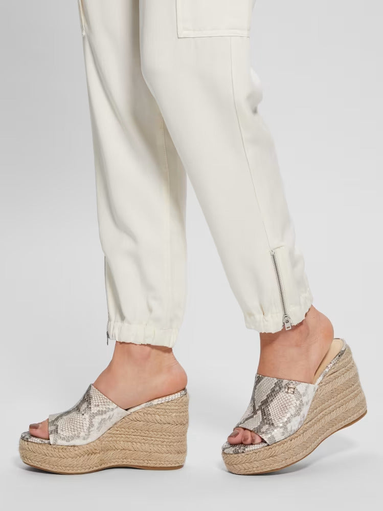Guess Evba Embossed Espadrille Sandals