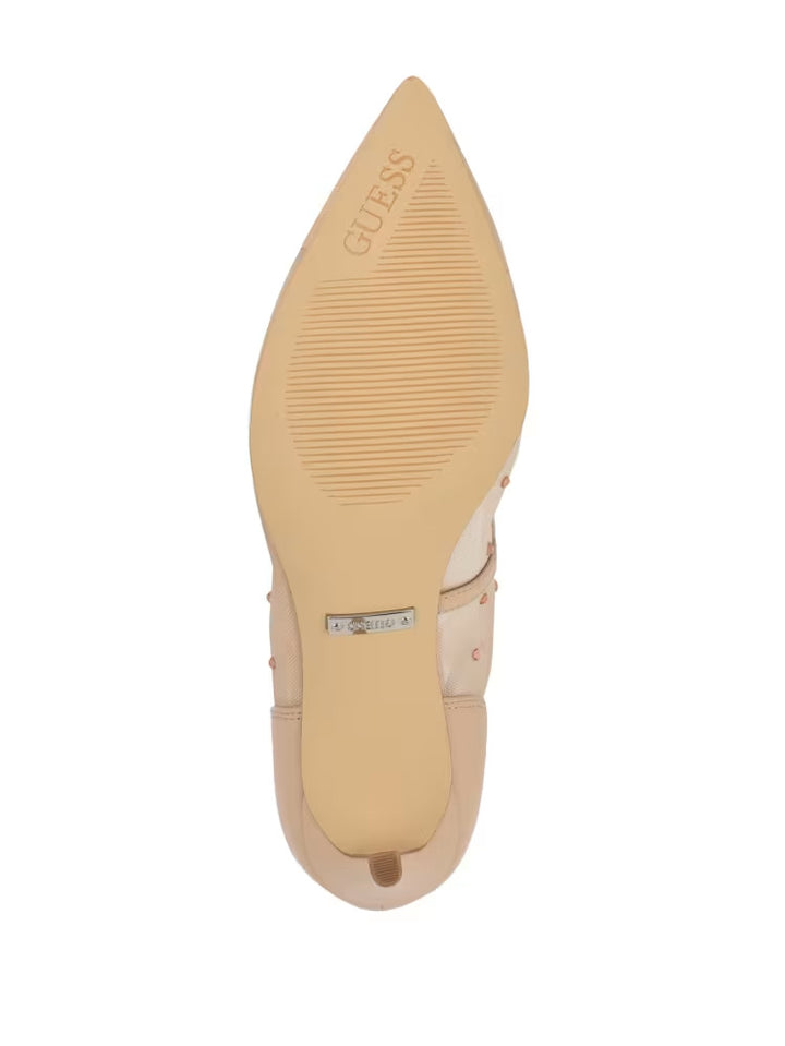 Guess Rhinestone Mesh Pumps