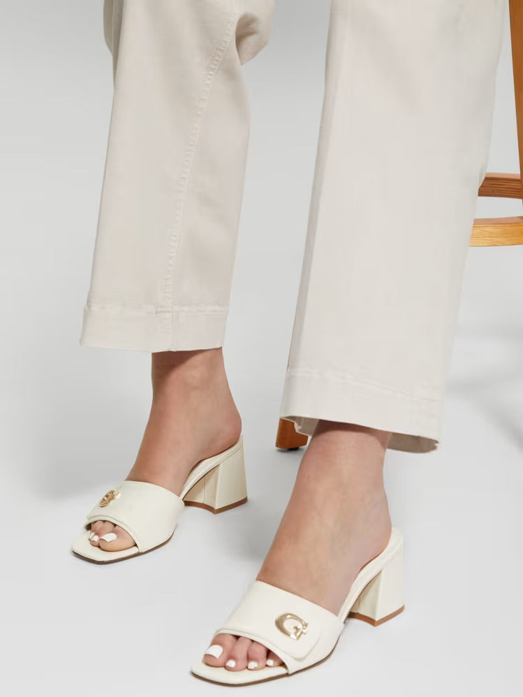 Guess Gallai Block Heel Mules