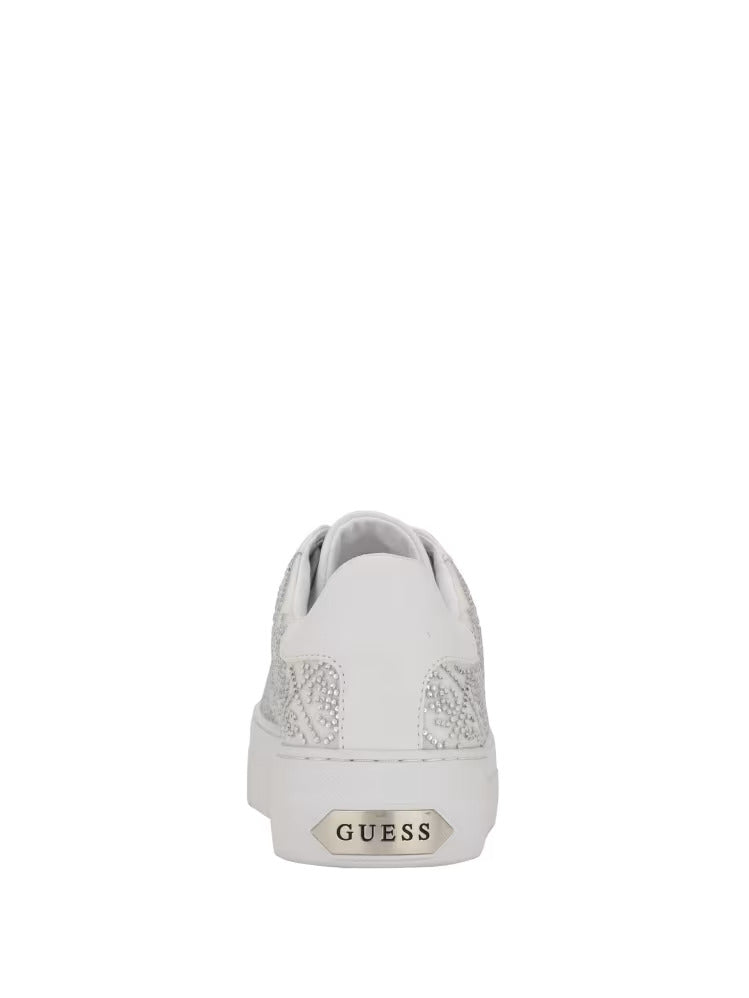 Guess Gelsen Rhinestone Logo Low-Top Sneakers