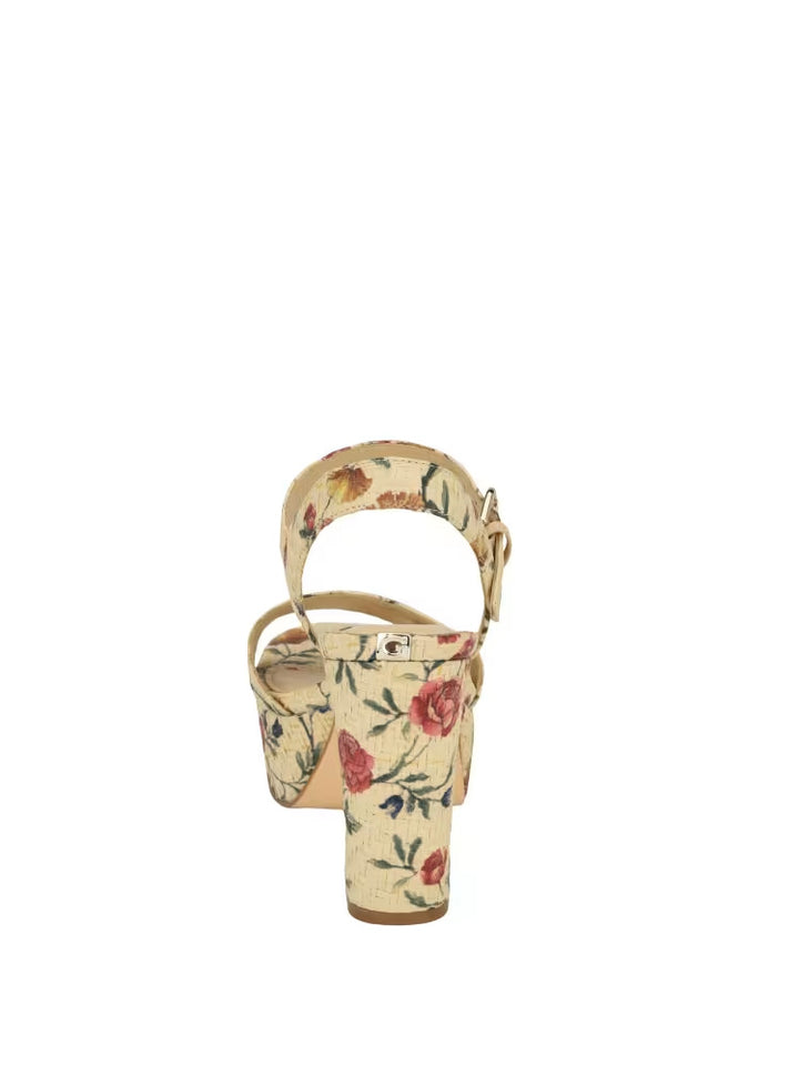 Guess Haldemiy Floral Platform Sandals