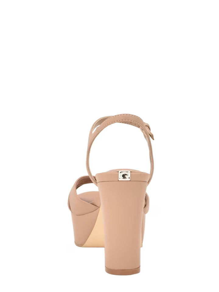 Guess Haylo Crisscross Platform Block Heels
