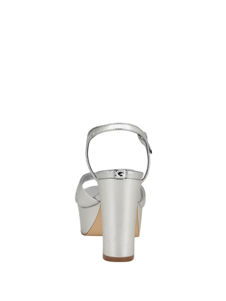 Guess Haylo Crisscross Platform Block Heels