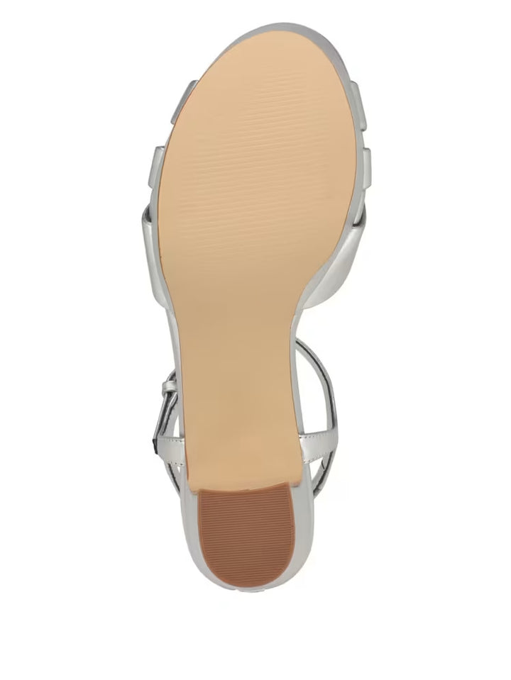 Guess Haylo Crisscross Platform Block Heels