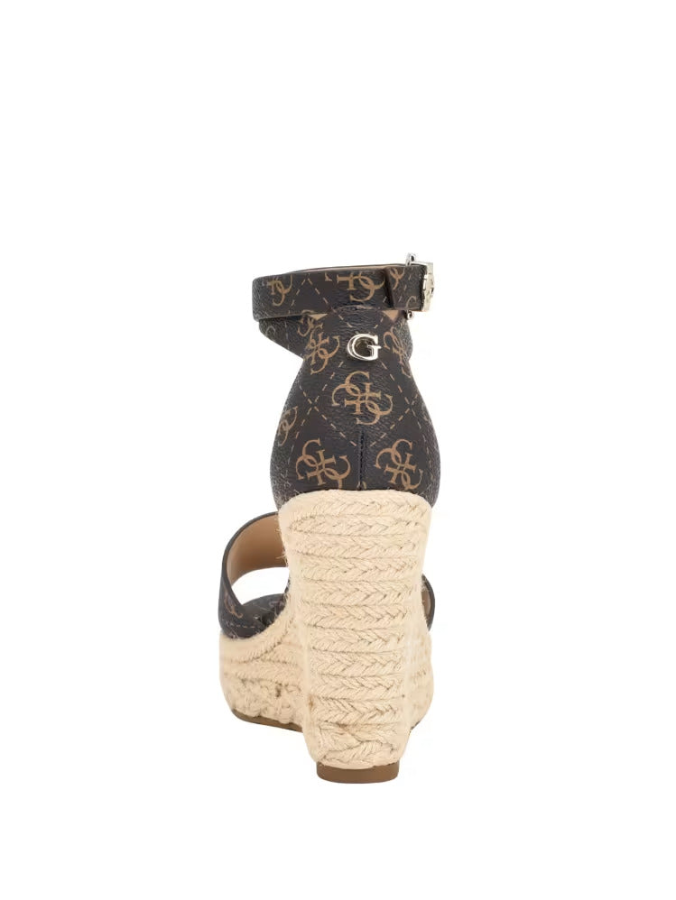 Guess Hidy Logo Espadrille Wedges