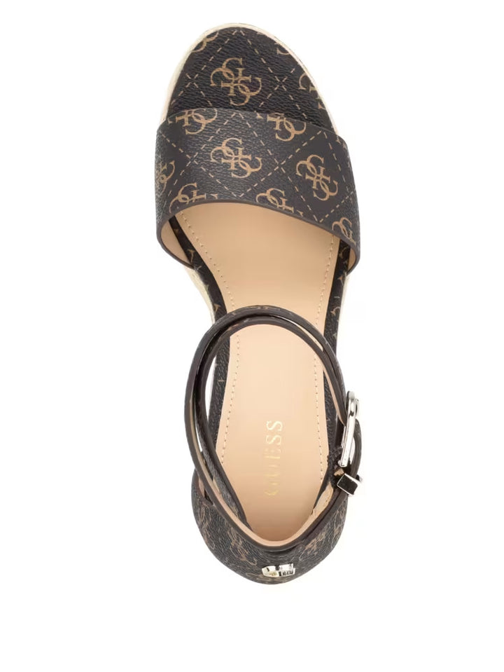 Guess Hidy Logo Espadrille Wedges
