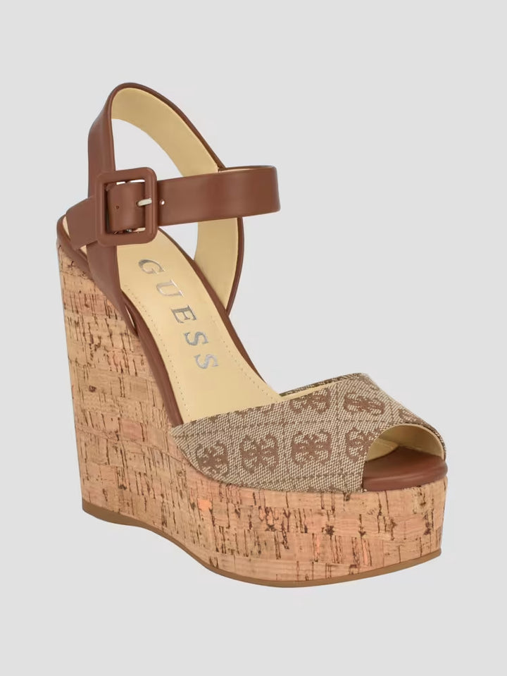 Guess Lyrica Linen Wedges
