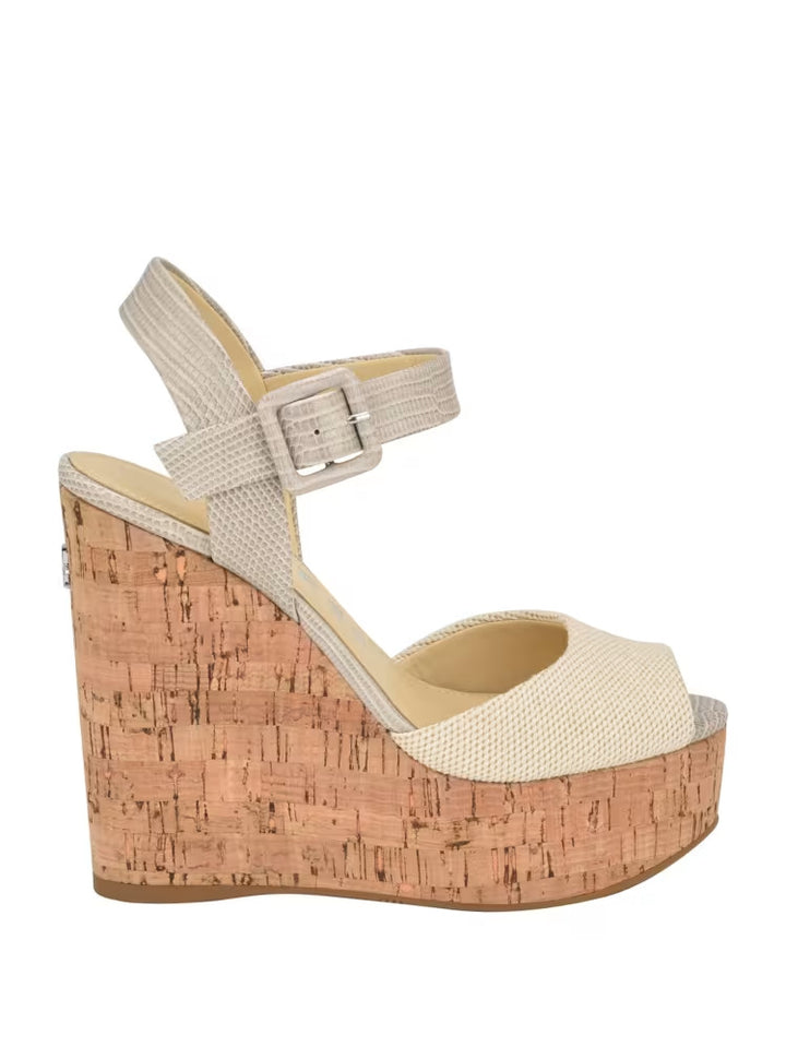Guess Lyrica Linen Wedges