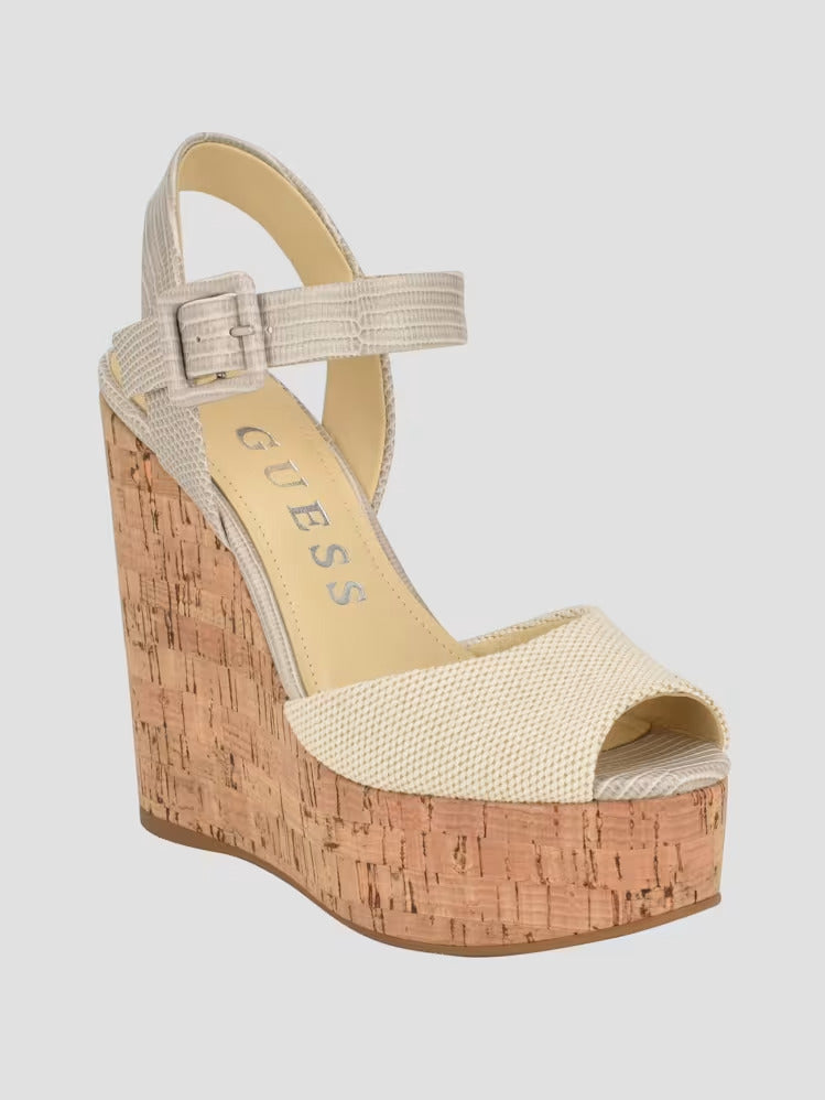 Guess Lyrica Linen Wedges