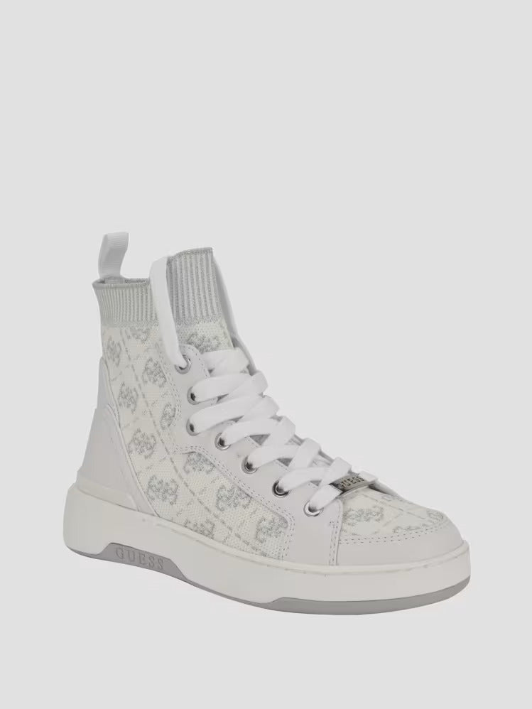 Guess Quattro G Knit High Top Sneakers