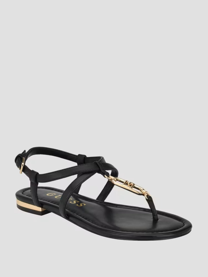 Guess Meaa Chain T-Strap Sandals