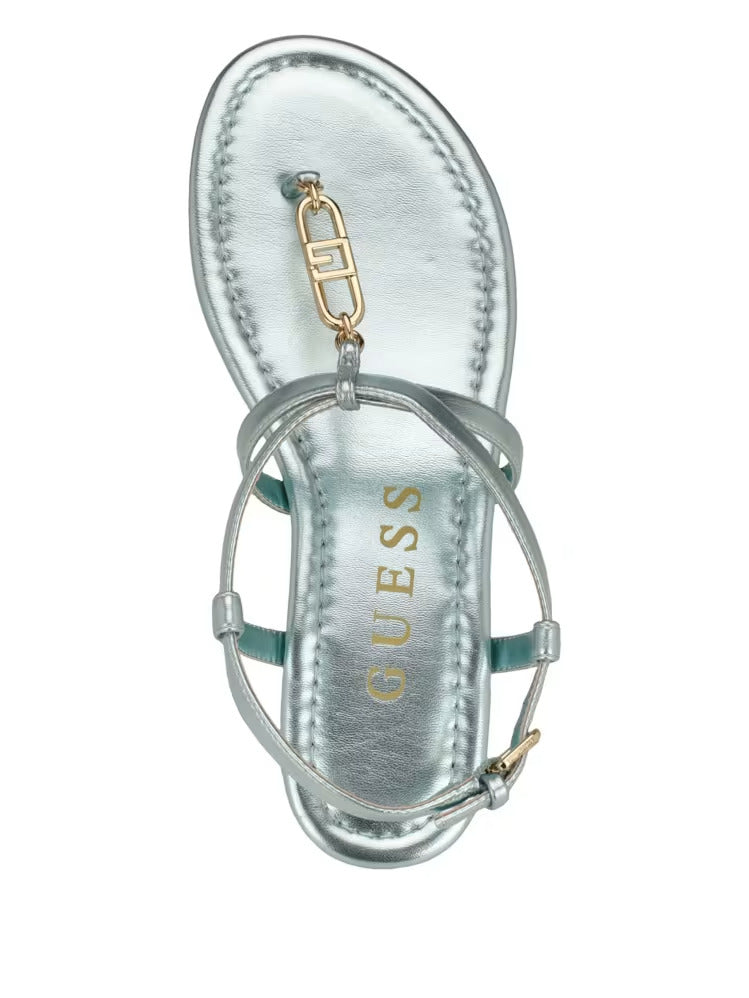 Guess Meaa Chain T-Strap Sandals