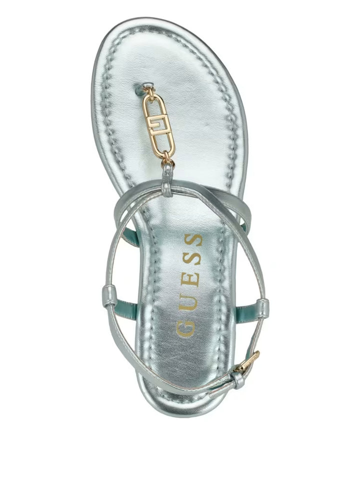 Guess Meaa Chain T-Strap Sandals