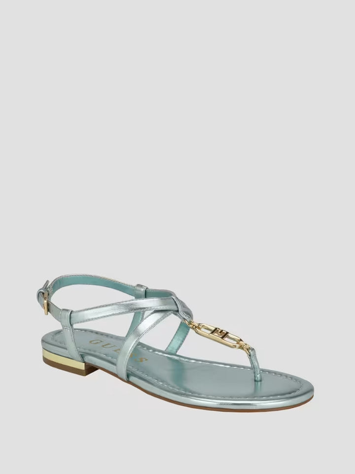 Guess Meaa Chain T-Strap Sandals
