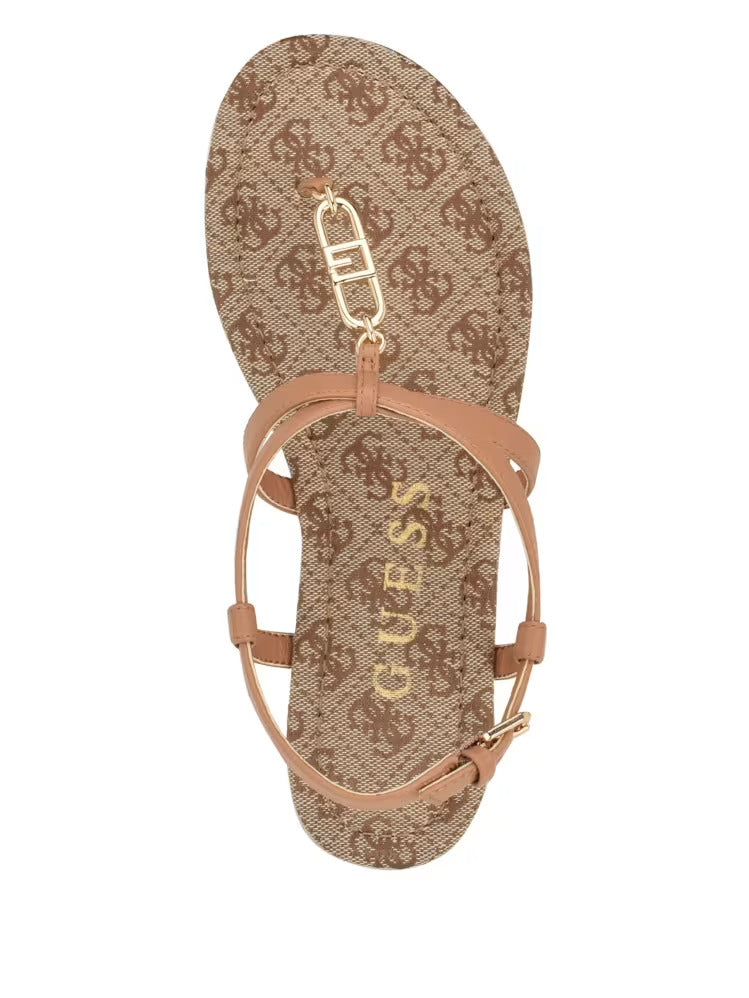 Guess Meaa Chain T-Strap Sandals