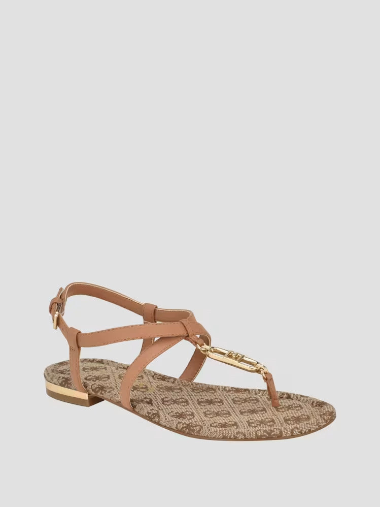Guess Meaa Chain T-Strap Sandals