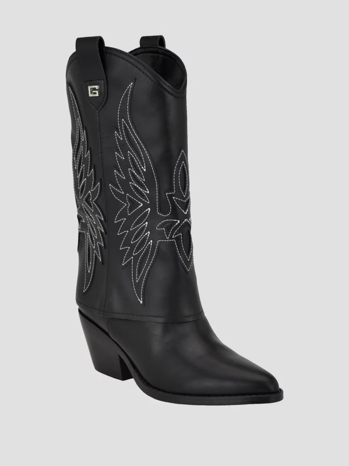 Guess Raegan Fold-Over Cowboy Boots