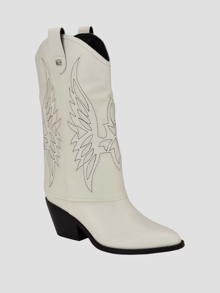 Guess Raegan Fold-Over Cowboy Boots