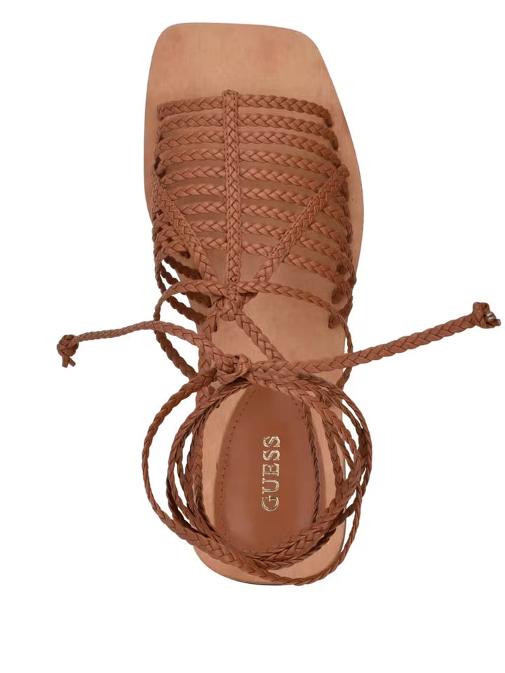 Guess Rayana Strappy Lace-Up Sandals