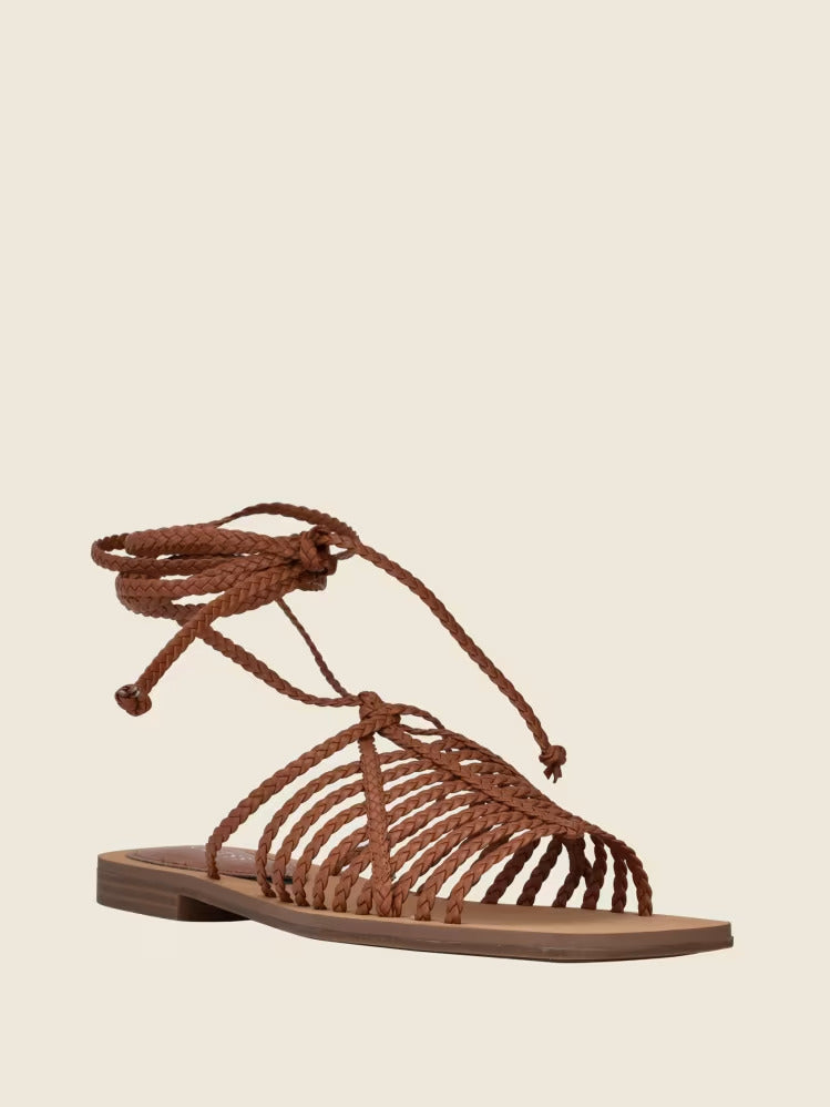 Guess Rayana Strappy Lace-Up Sandals