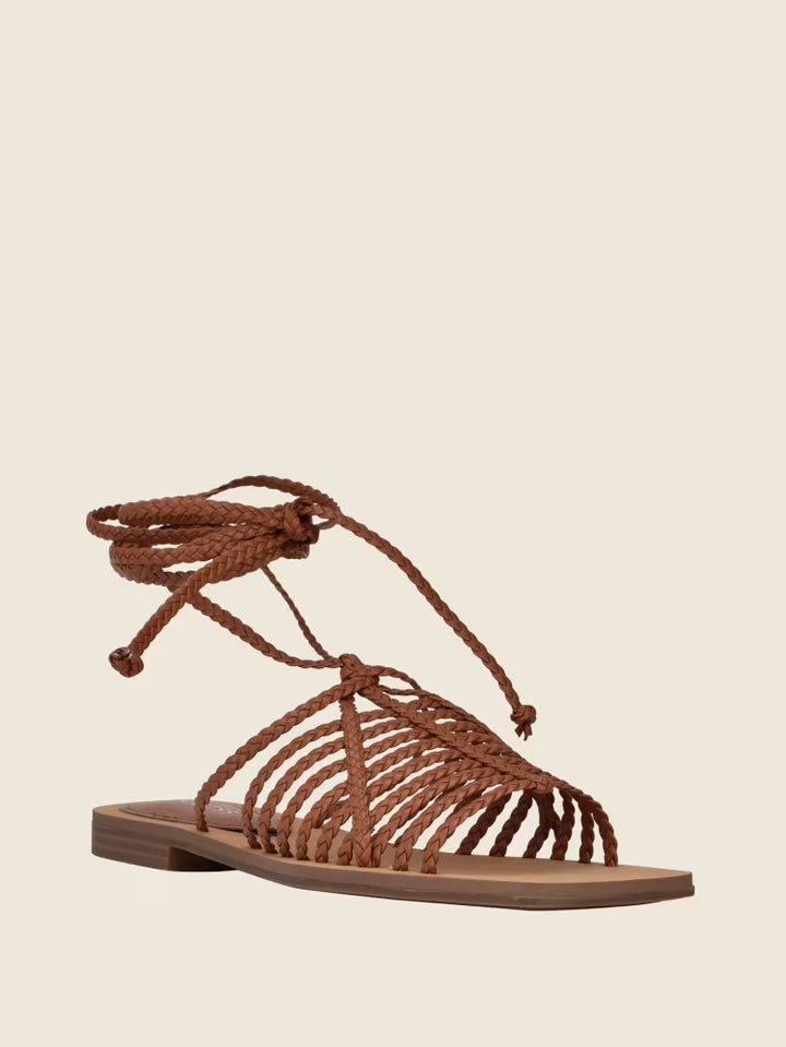 Guess Rayana Strappy Lace-Up Sandals