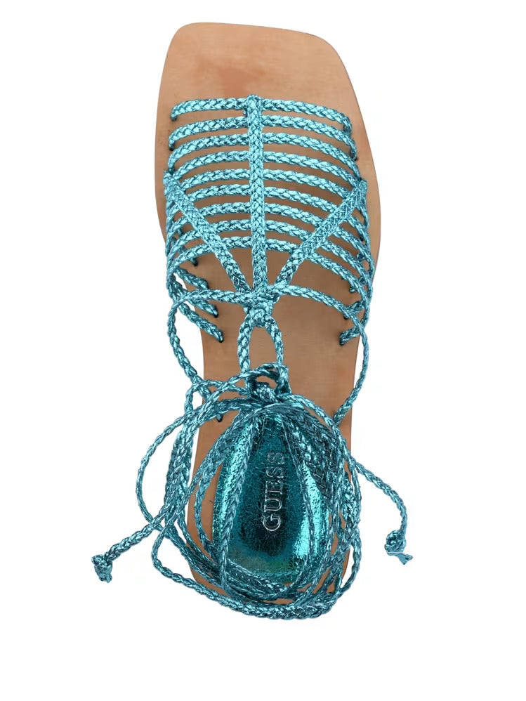 Guess Rayana Strappy Lace-Up Sandals