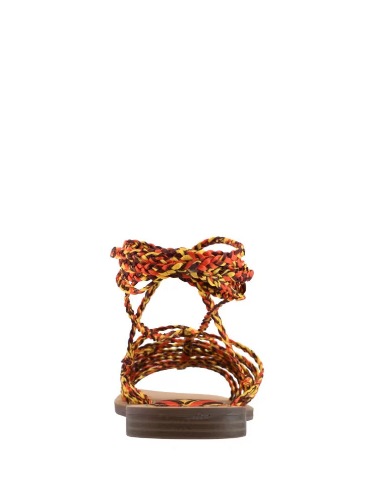 Guess Rayana Strappy Lace-Up Sandals