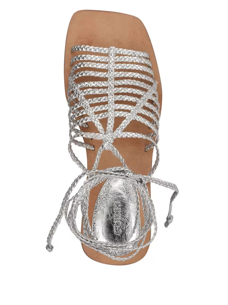 Guess Rayana Strappy Lace-Up Sandals