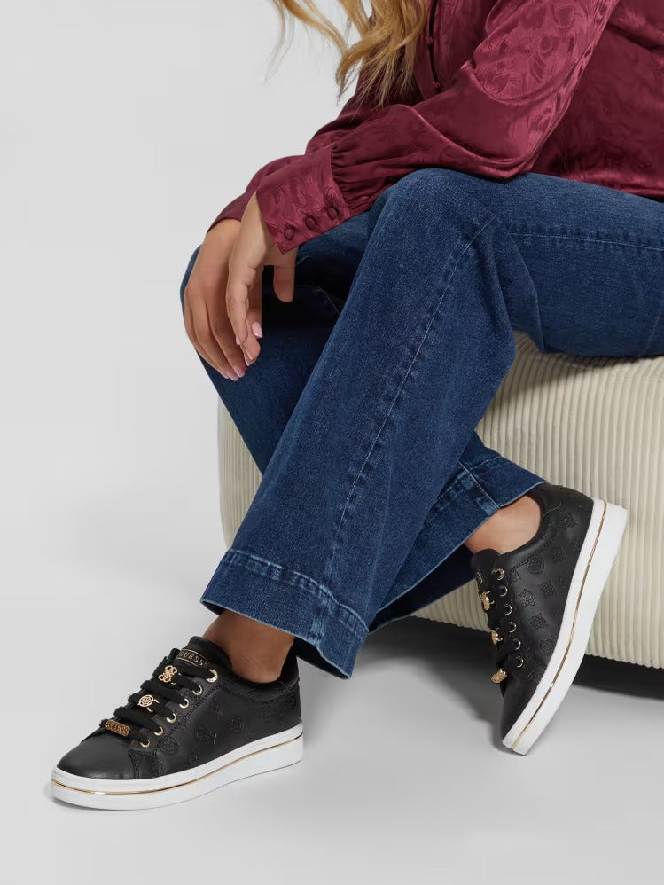 Guess Stasey Debossed Low-Top Sneakers
