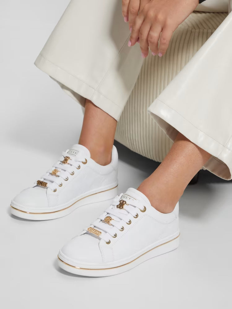 Guess Stasey Debossed Low-Top Sneakers