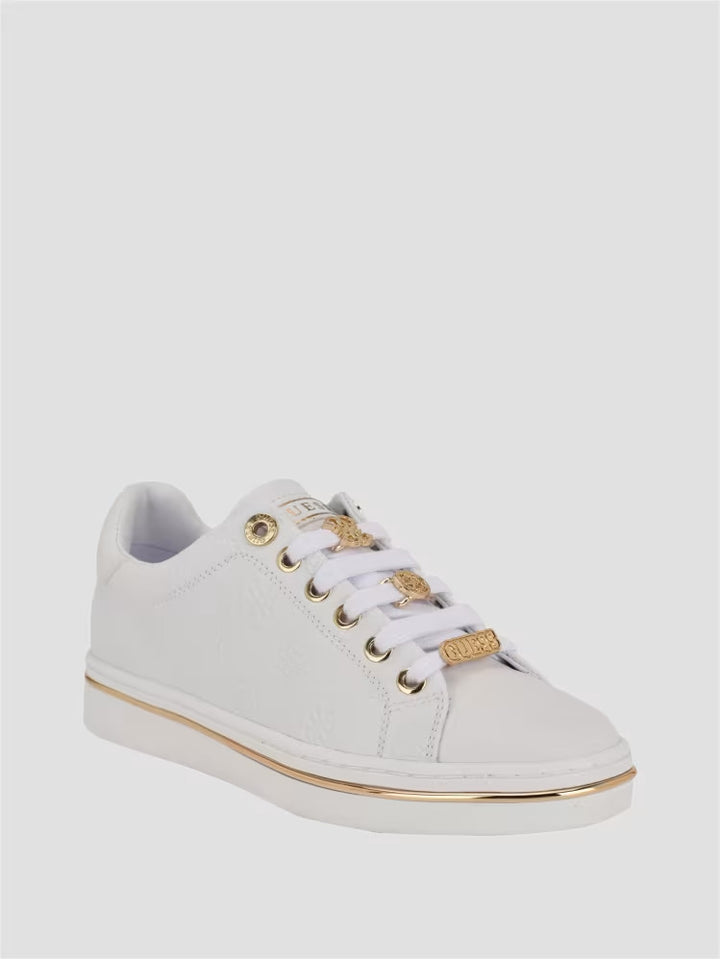 Guess Stasey Debossed Low-Top Sneakers